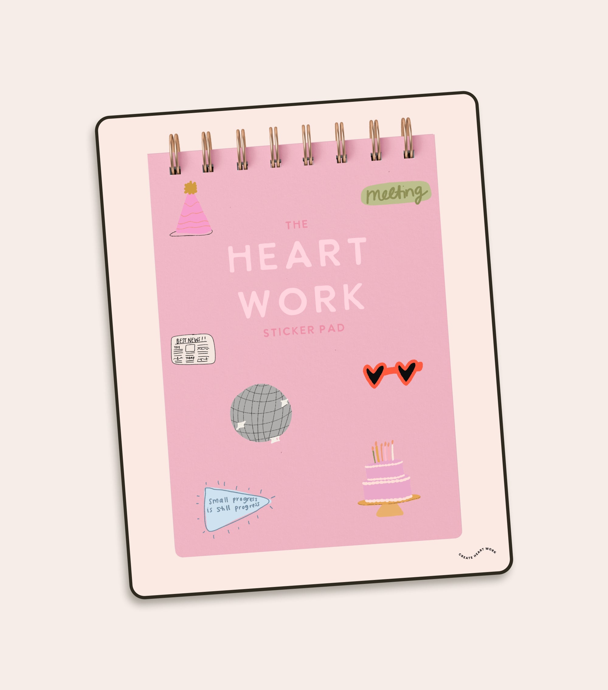 Heart Work Sticker Book