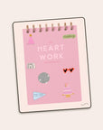 Heart Work Sticker Book