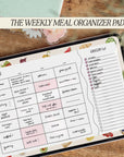The Weekly Meal Organizer Pad