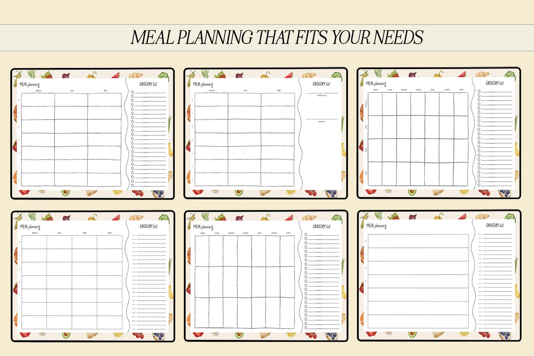 The Weekly Meal Organizer Pad