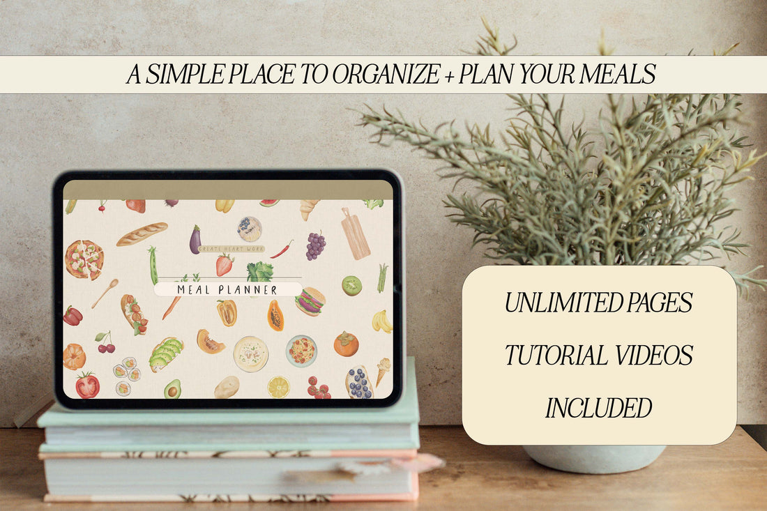 The Weekly Meal Organizer Pad