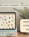 The Weekly Meal Organizer Pad