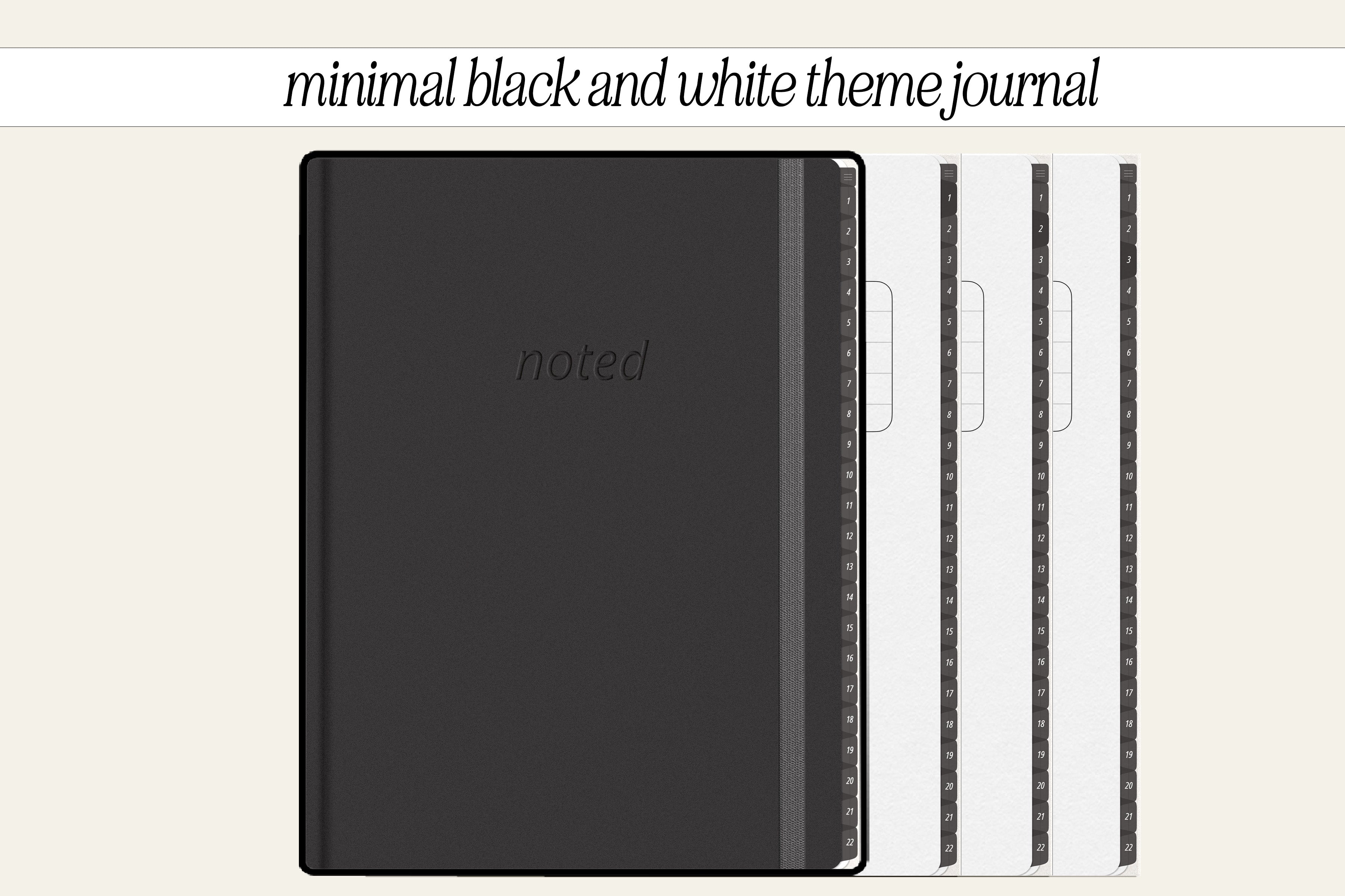 22 subject Digital Journal + Notebook | The Journal