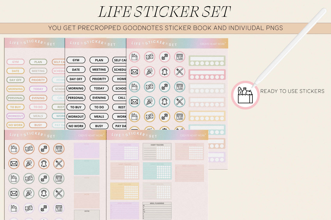Undated Life Portrait Planner July Start