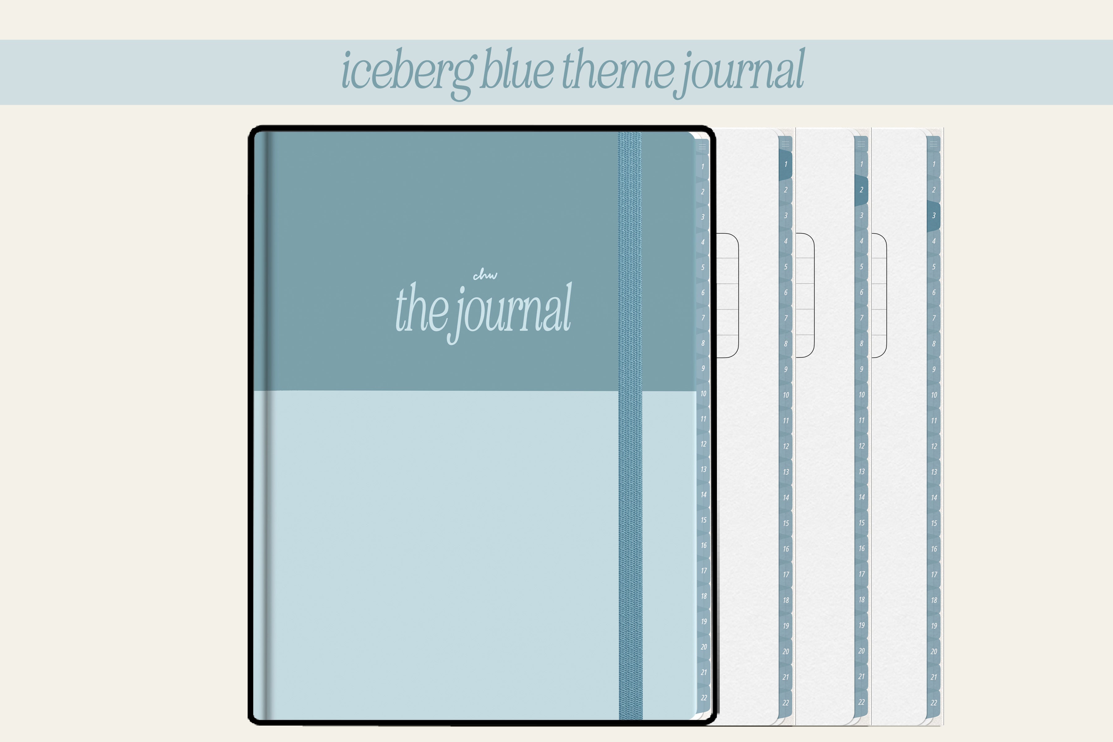 22 subject Digital Journal + Notebook | The Journal