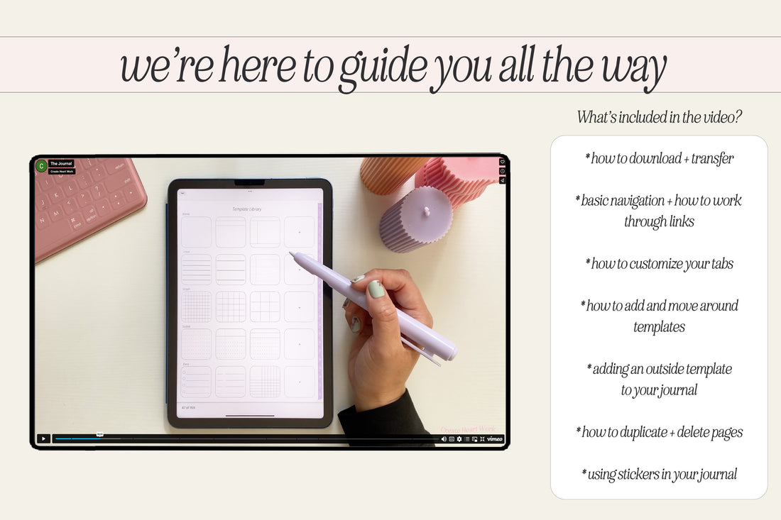 22 subject Digital Journal + Notebook | The Journal
