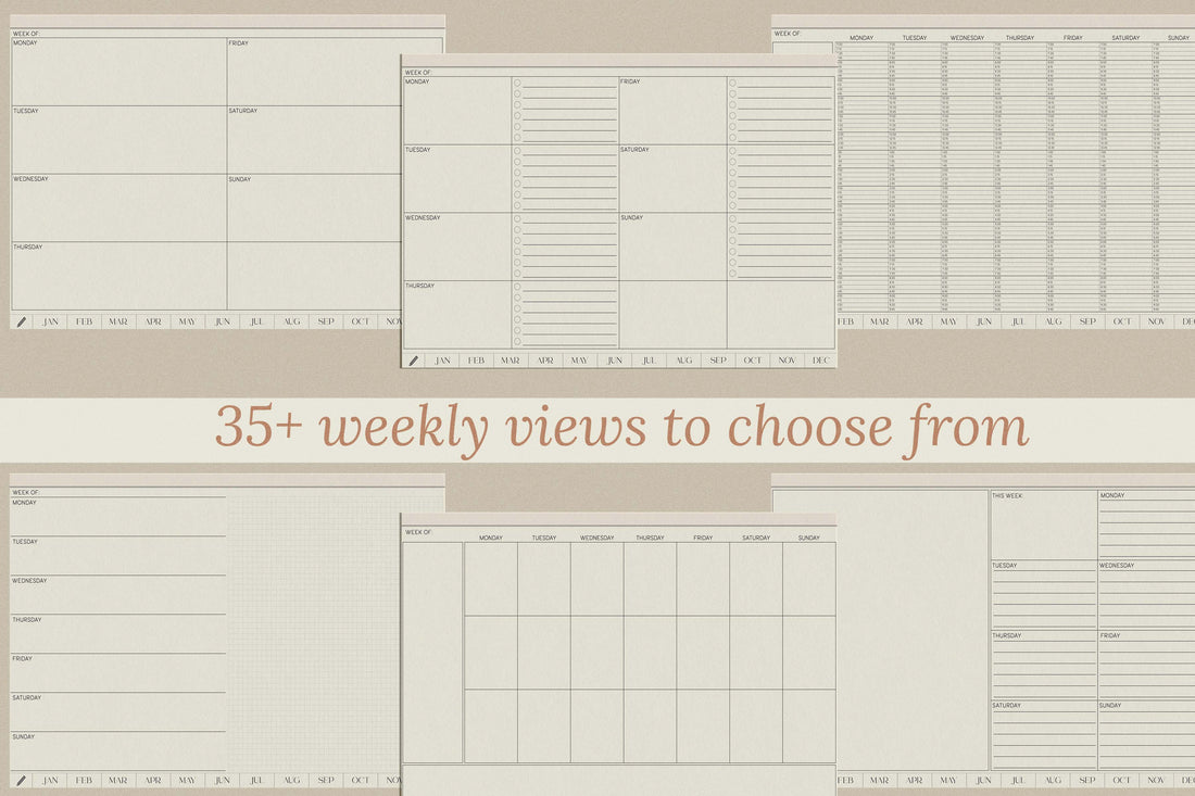 Undated Deskpad Planner