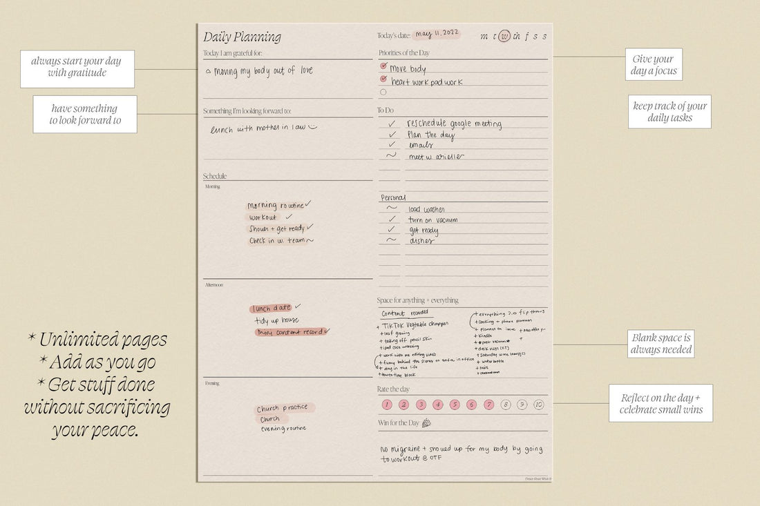 Heart Work Daily Pad