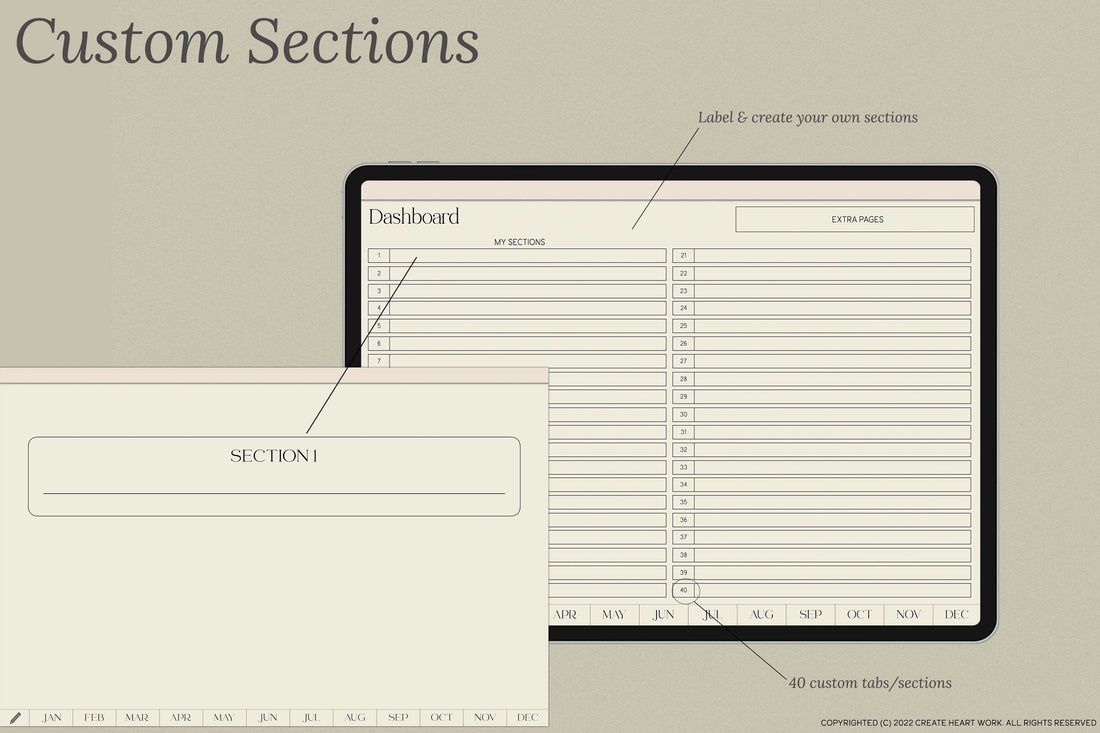Undated Deskpad Planner
