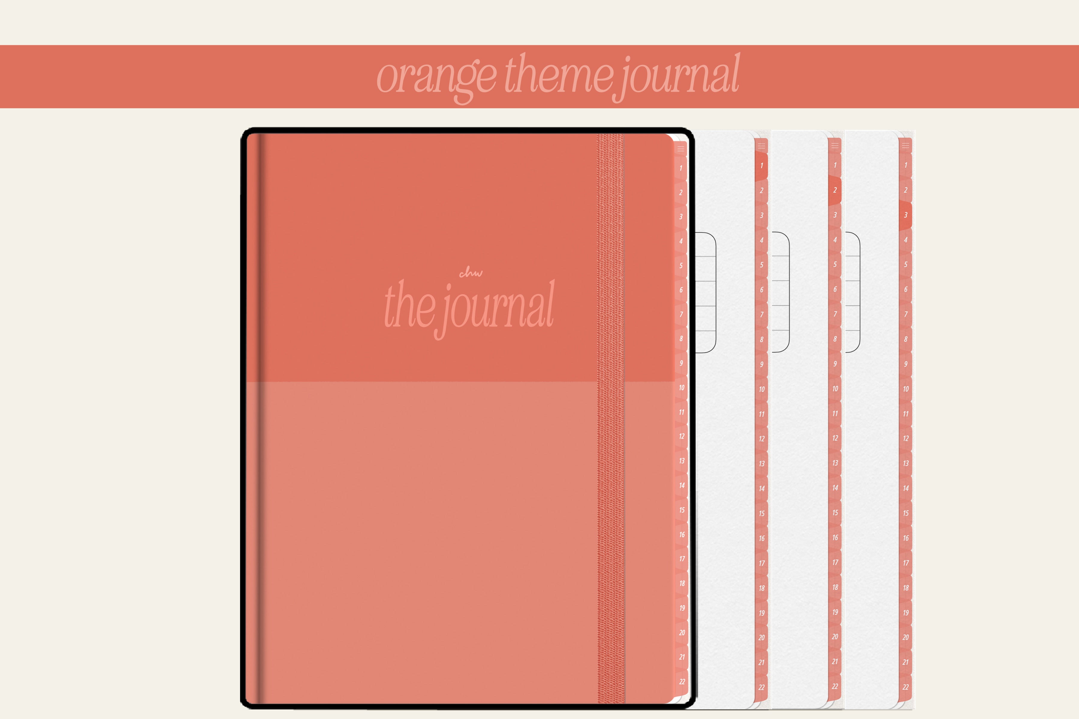 22 subject Digital Journal + Notebook | The Journal