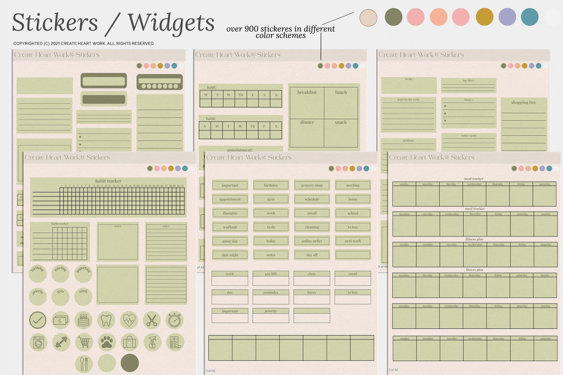 Undated Deskpad Planner