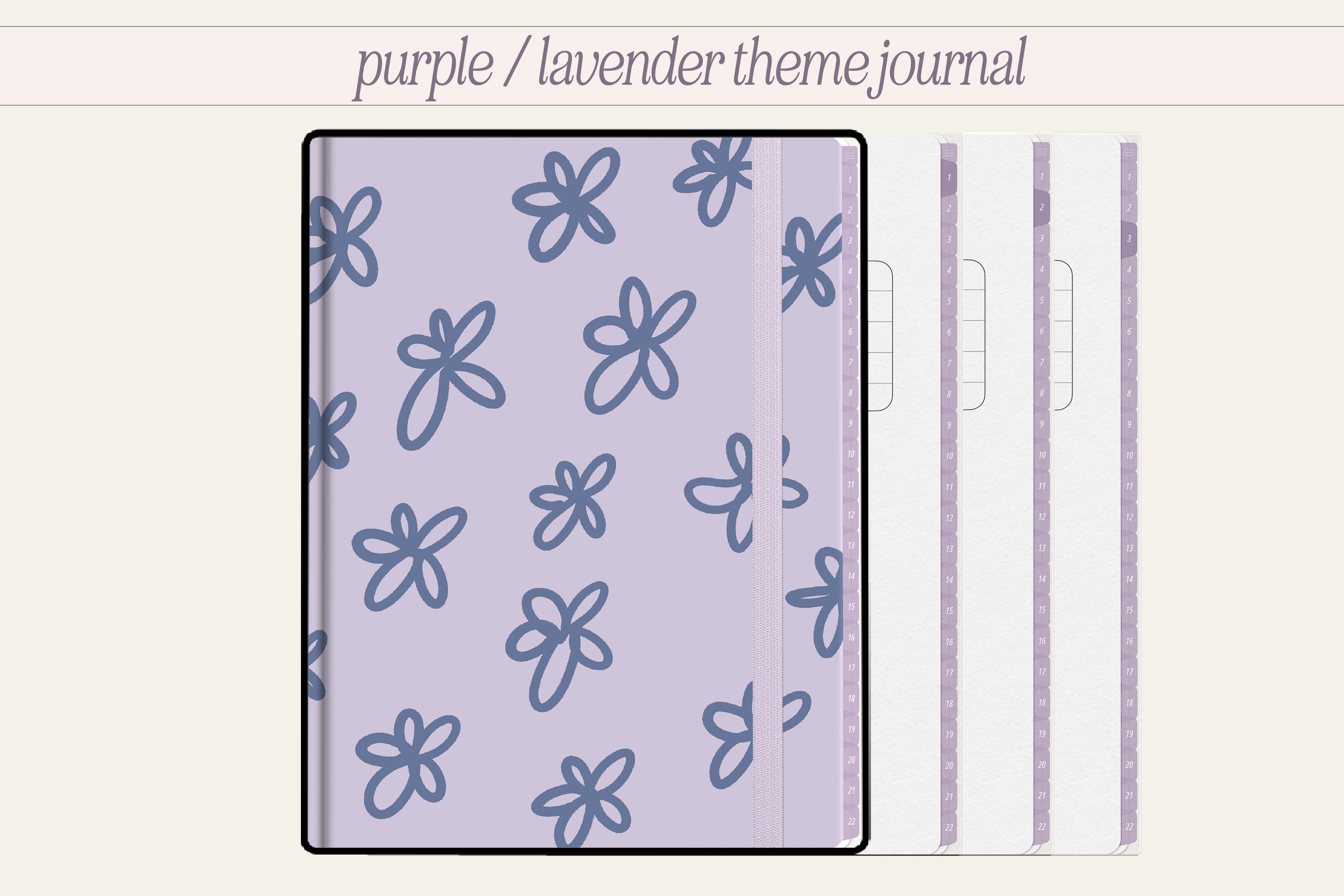 22 subject Digital Journal + Notebook | The Journal