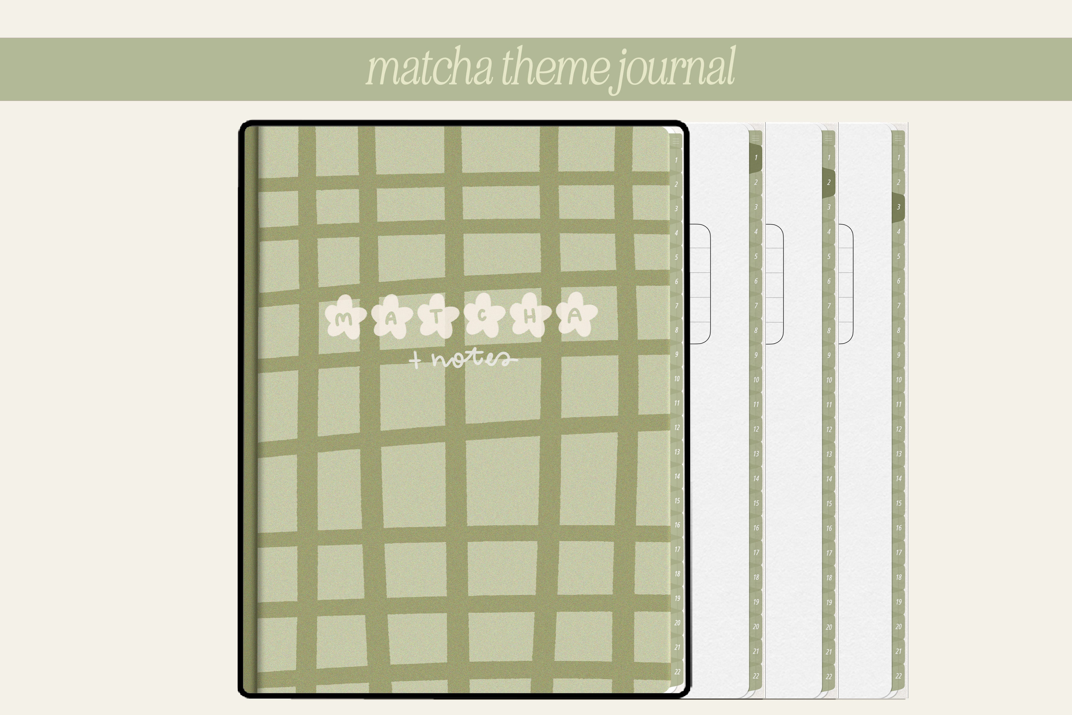 22 subject Digital Journal + Notebook | The Journal