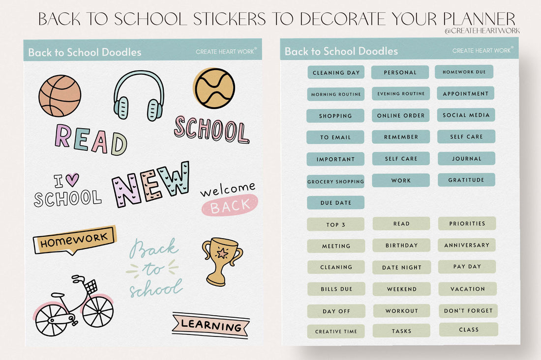 Back To School Doodles