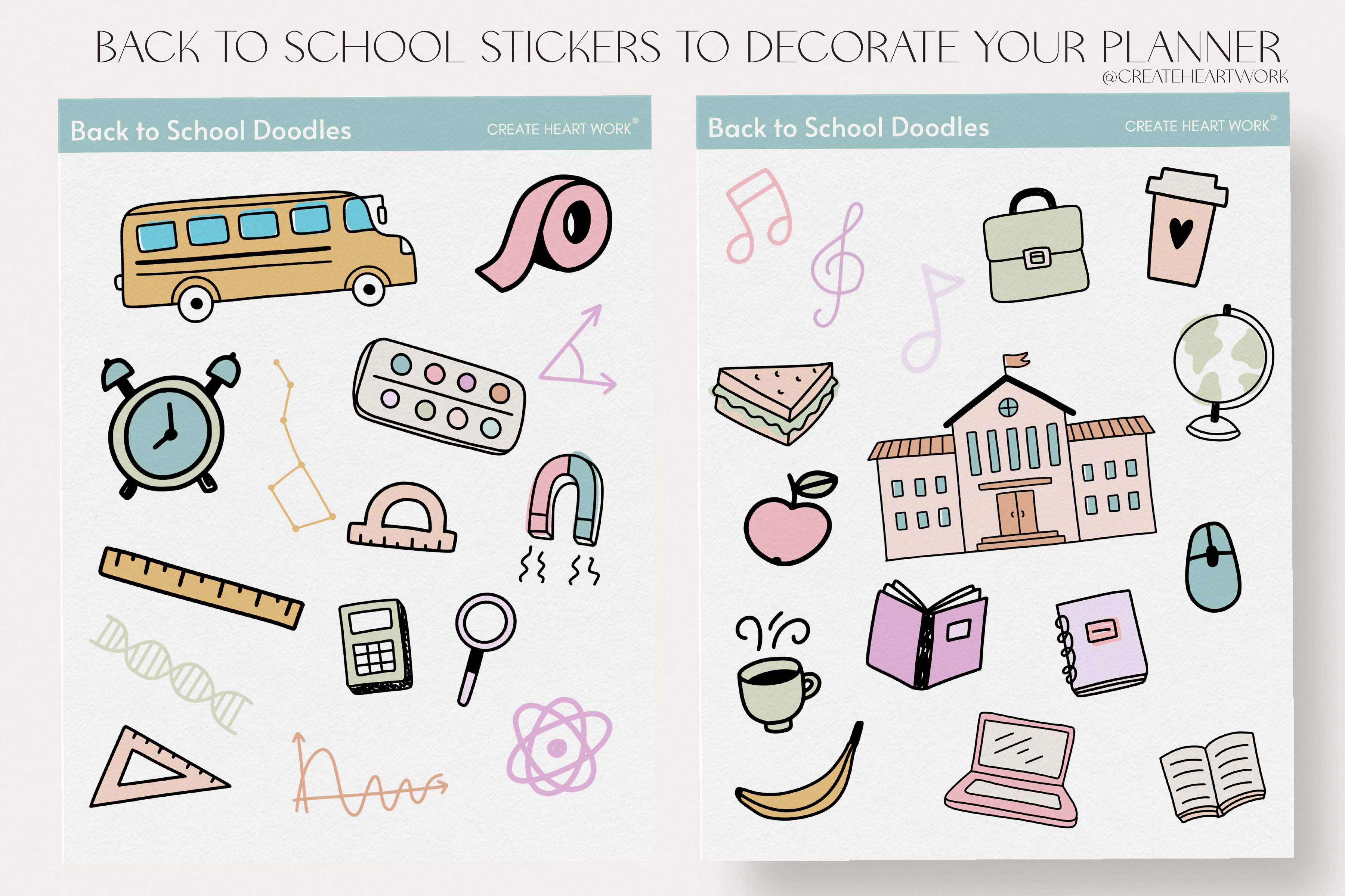 Back To School Doodles