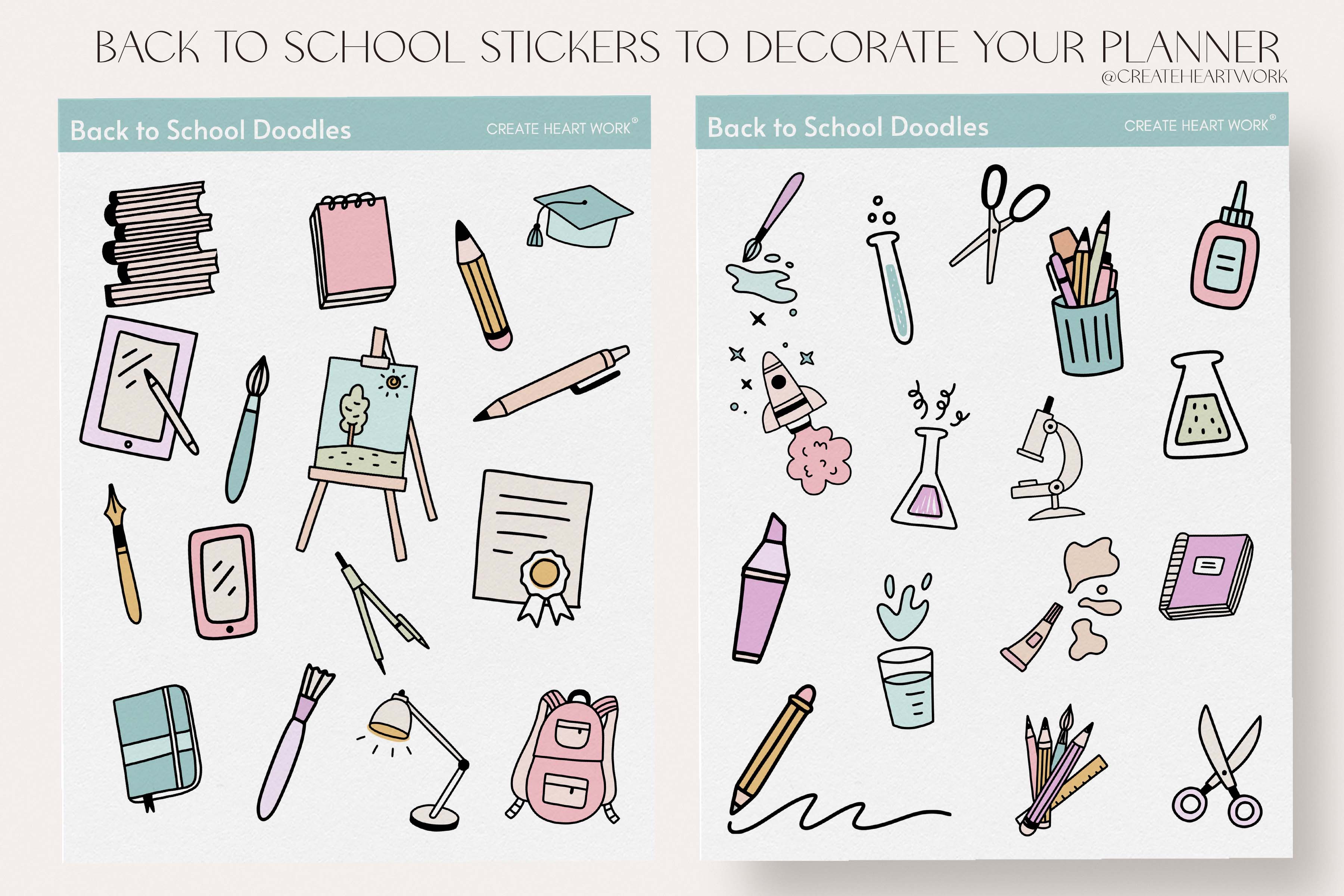 Back To School Doodles