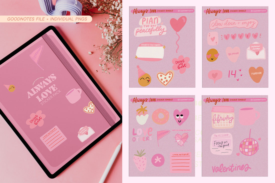 2023 All Things Love Sticker Book