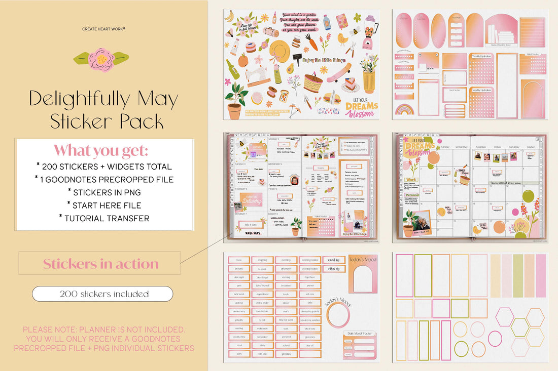 Delightfully May Stickers