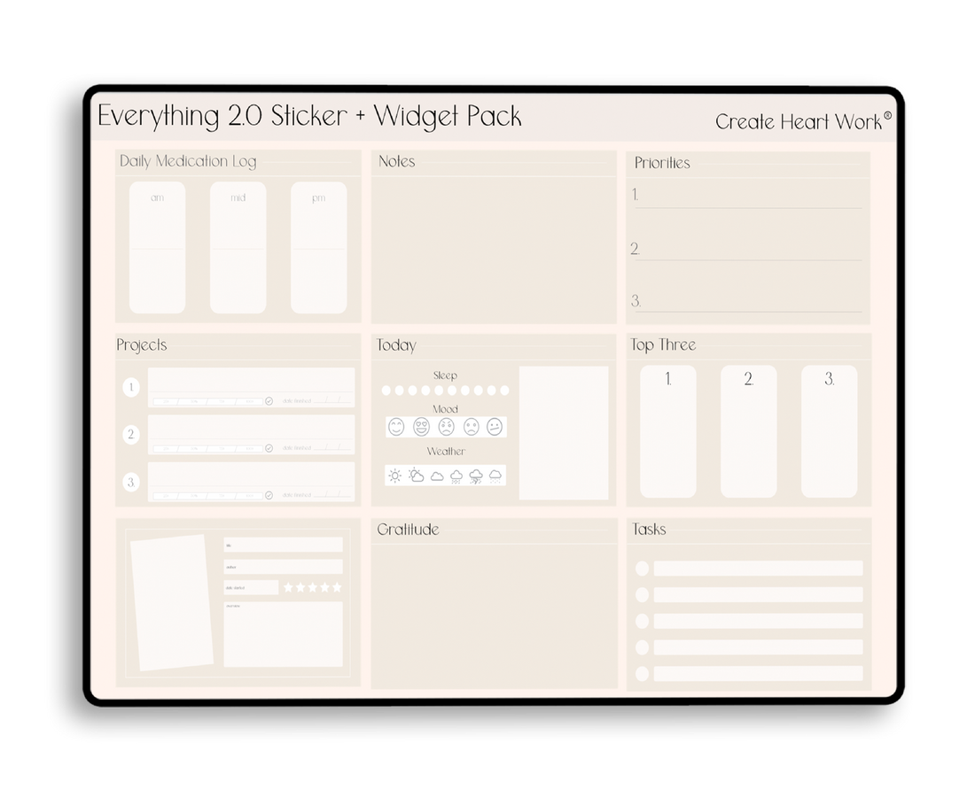 Creamy Widget Sticker Bundle