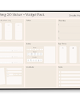 Creamy Widget Sticker Bundle
