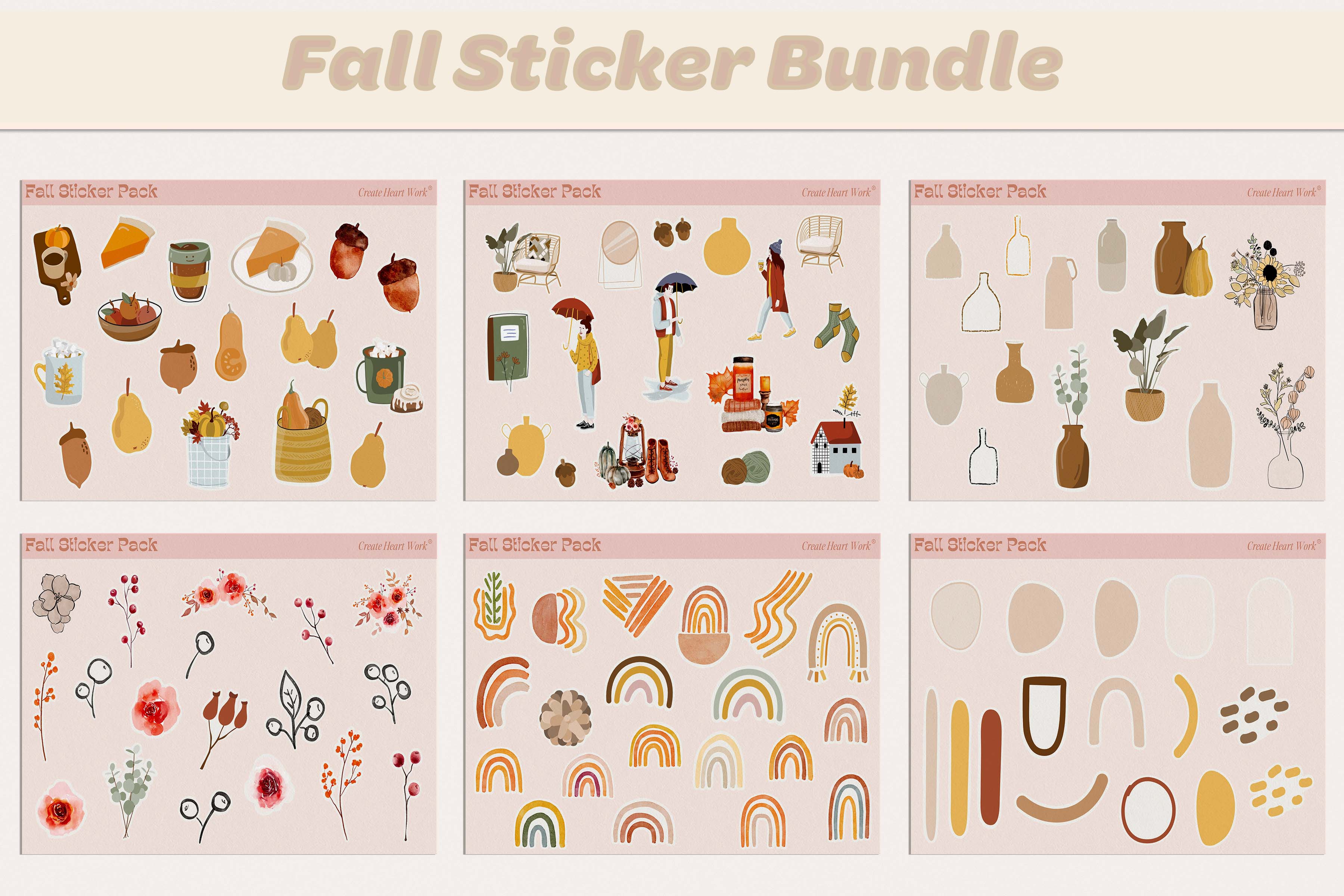 Fall Sticker Bundle