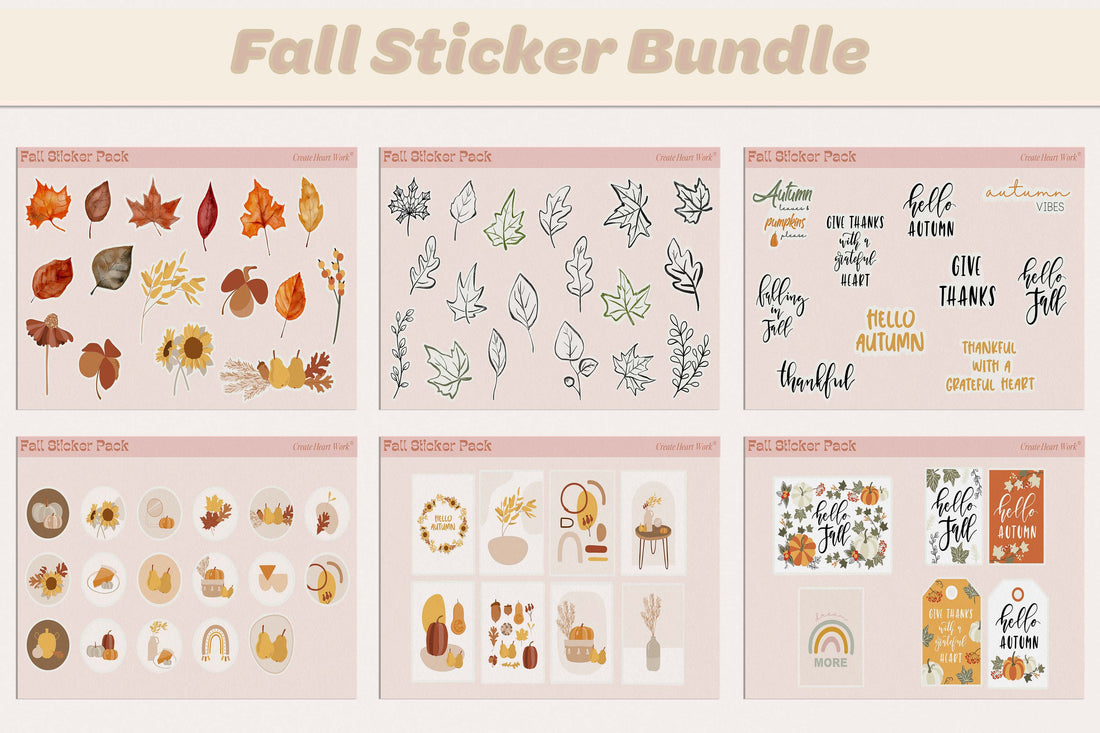 Fall Sticker Bundle 2022