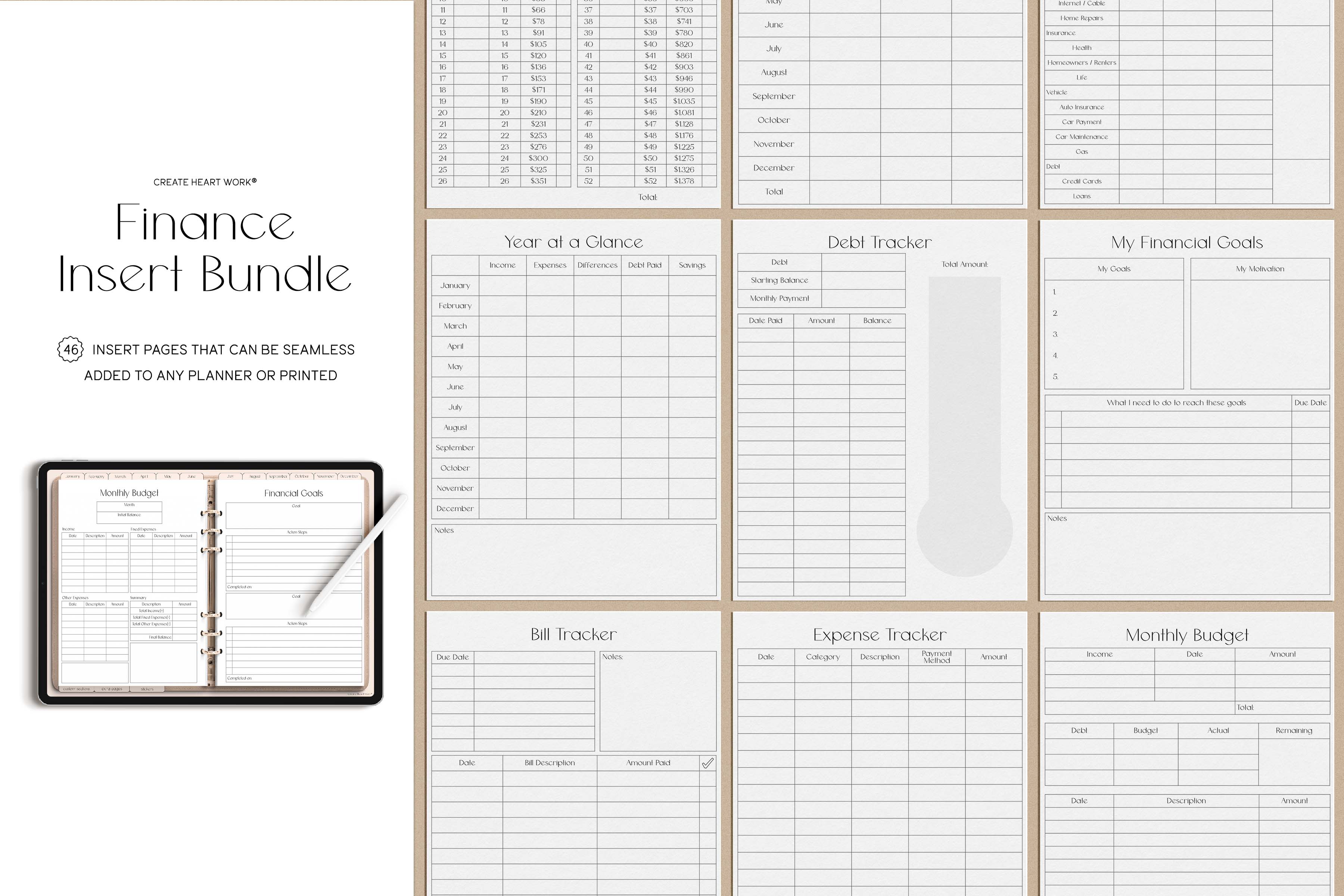 Finance Inserts