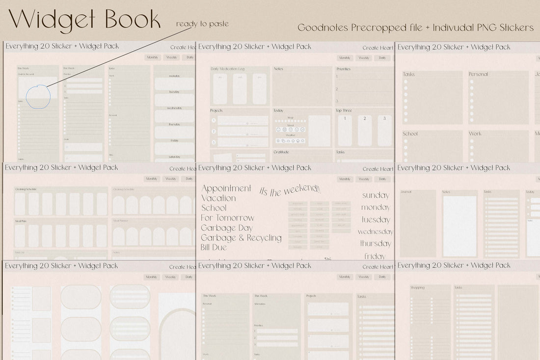 Undated Everything Planner 2.0 Planner