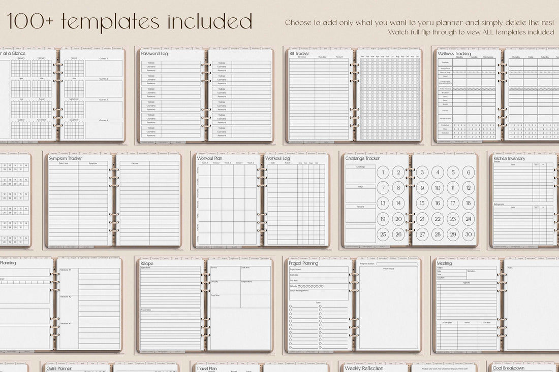 Undated Everything Planner 2.0 Planner