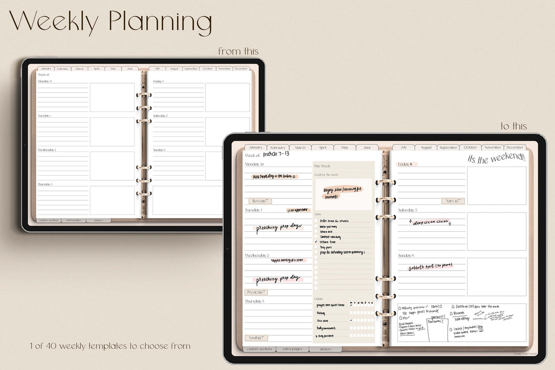 Undated Everything Planner 2.0 Planner