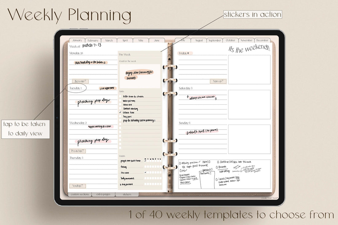 Undated Everything Planner 2.0 Planner