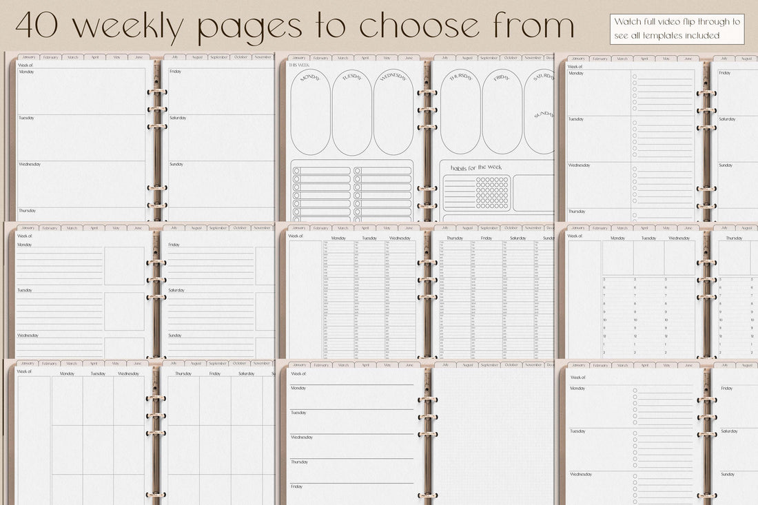 Undated Everything Planner 2.0 Planner