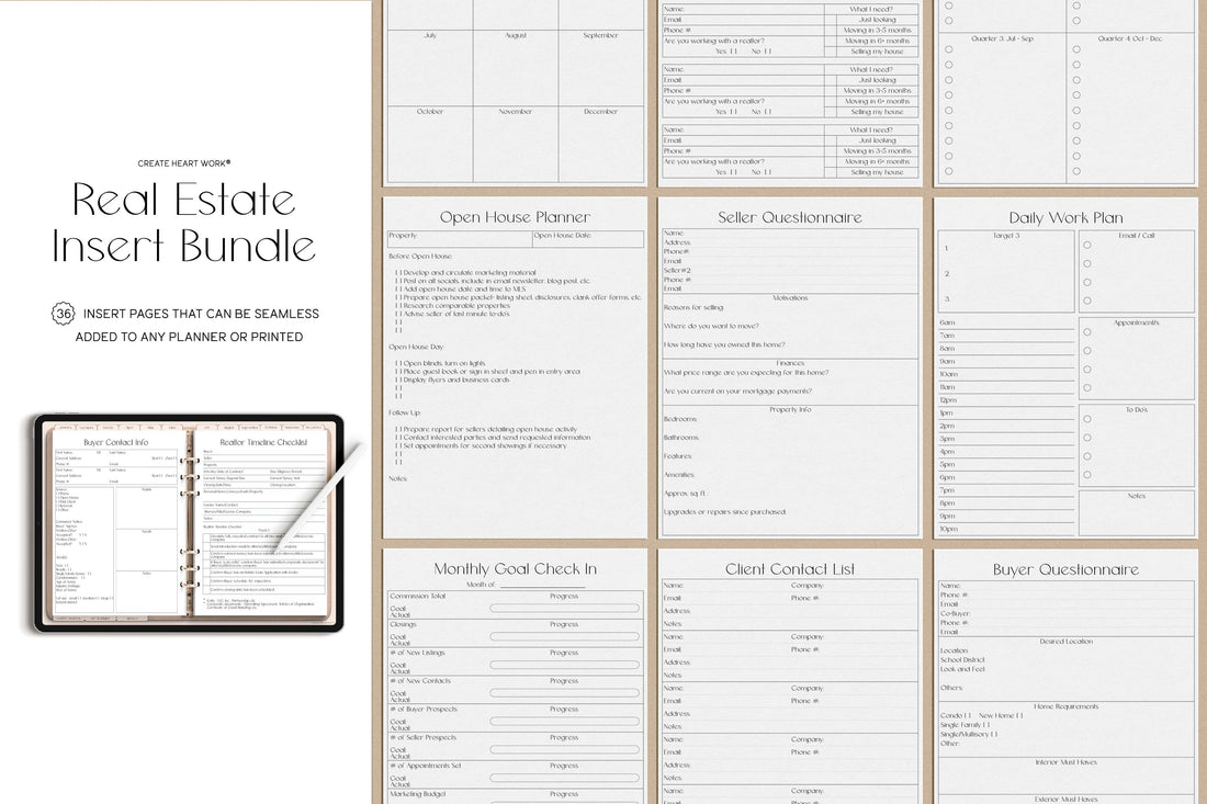 Real Estate Inserts