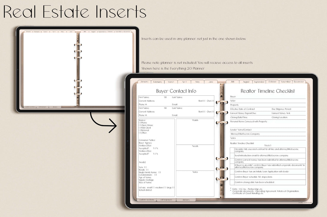 Real Estate Inserts