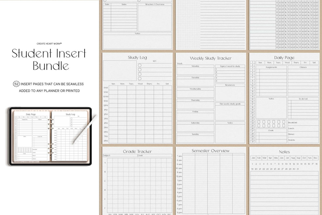 Student Inserts