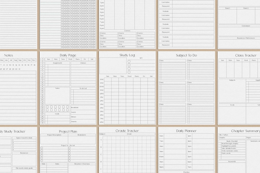 Student Inserts