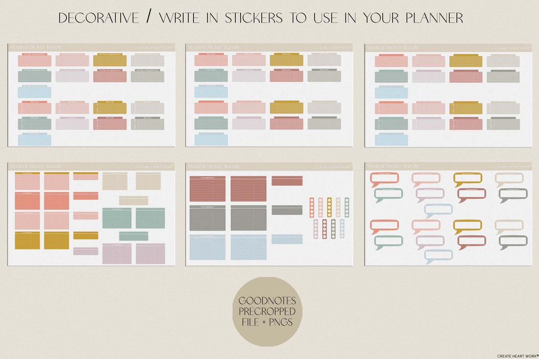 Student Sticker Bundle