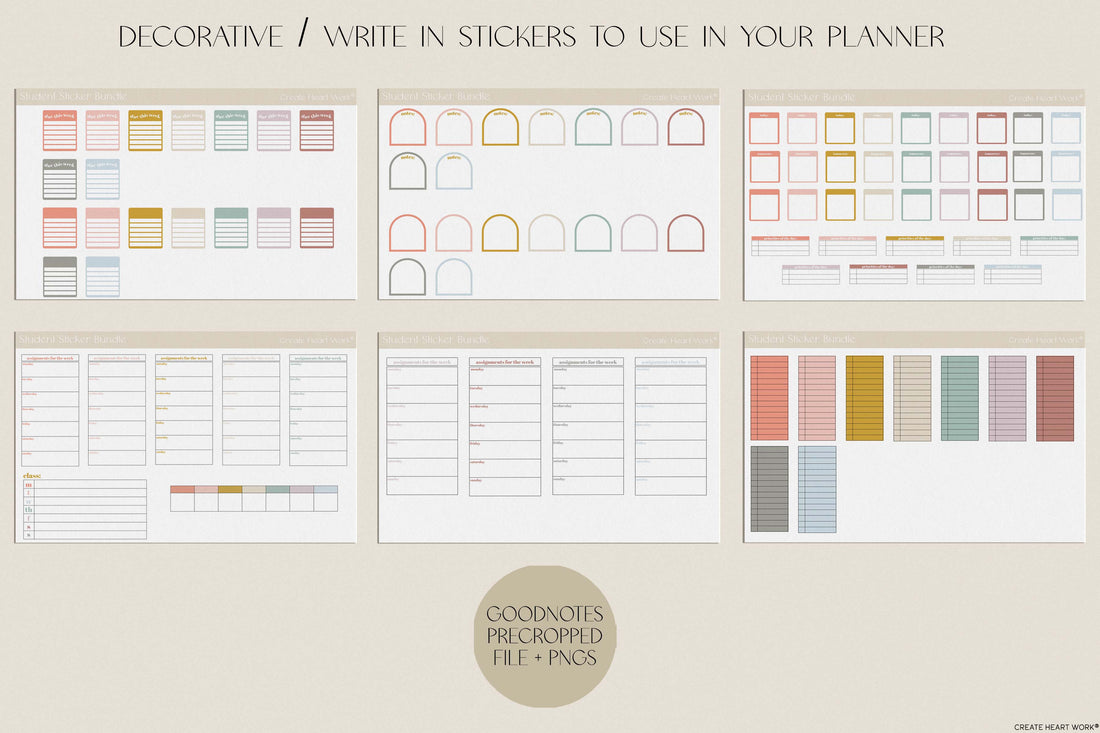 Student Sticker Bundle