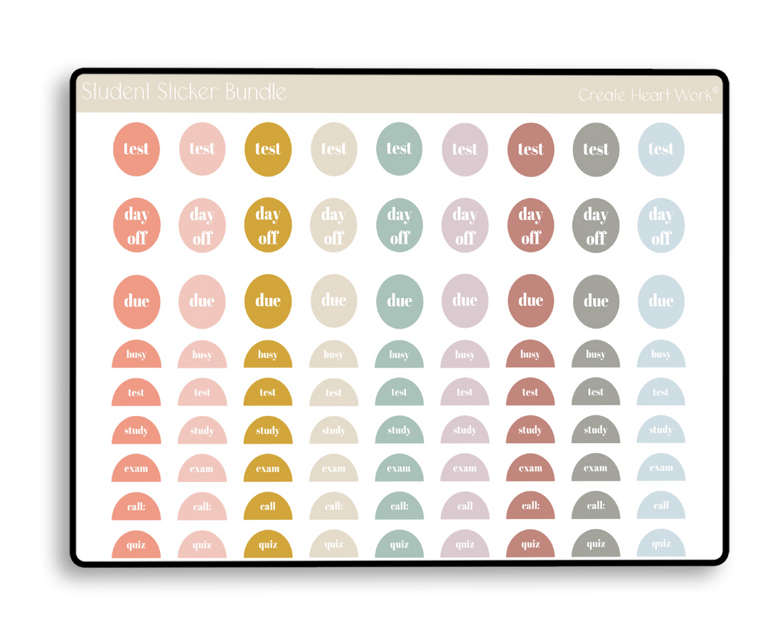 Student Sticker Bundle