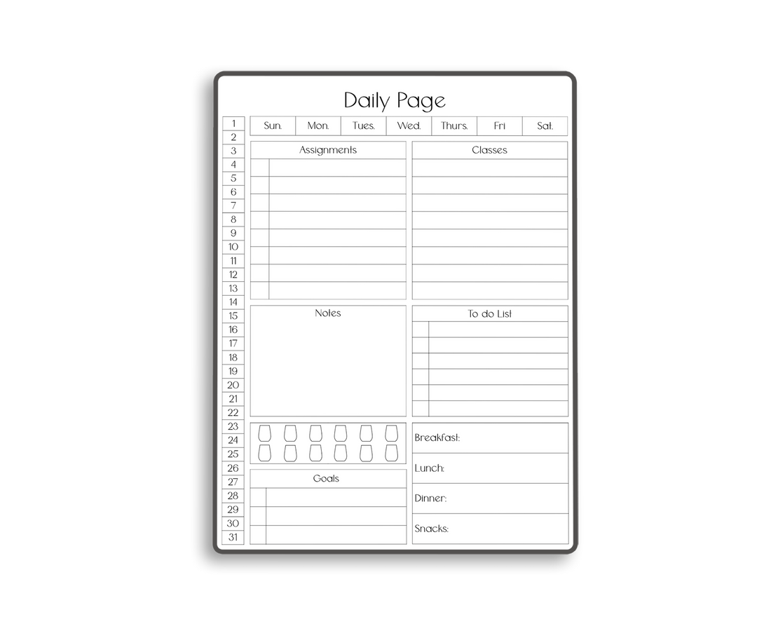 Student Inserts