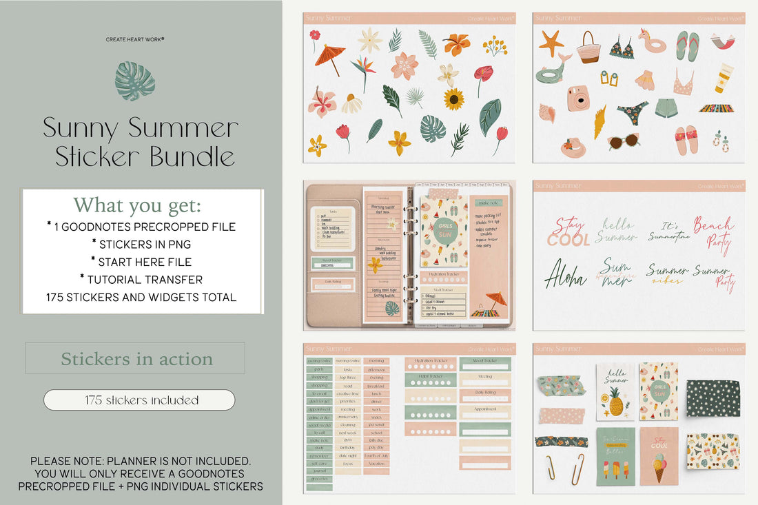 Sunny Summer Stickers