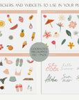 Sunny Summer Stickers