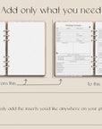 Wedding Inserts