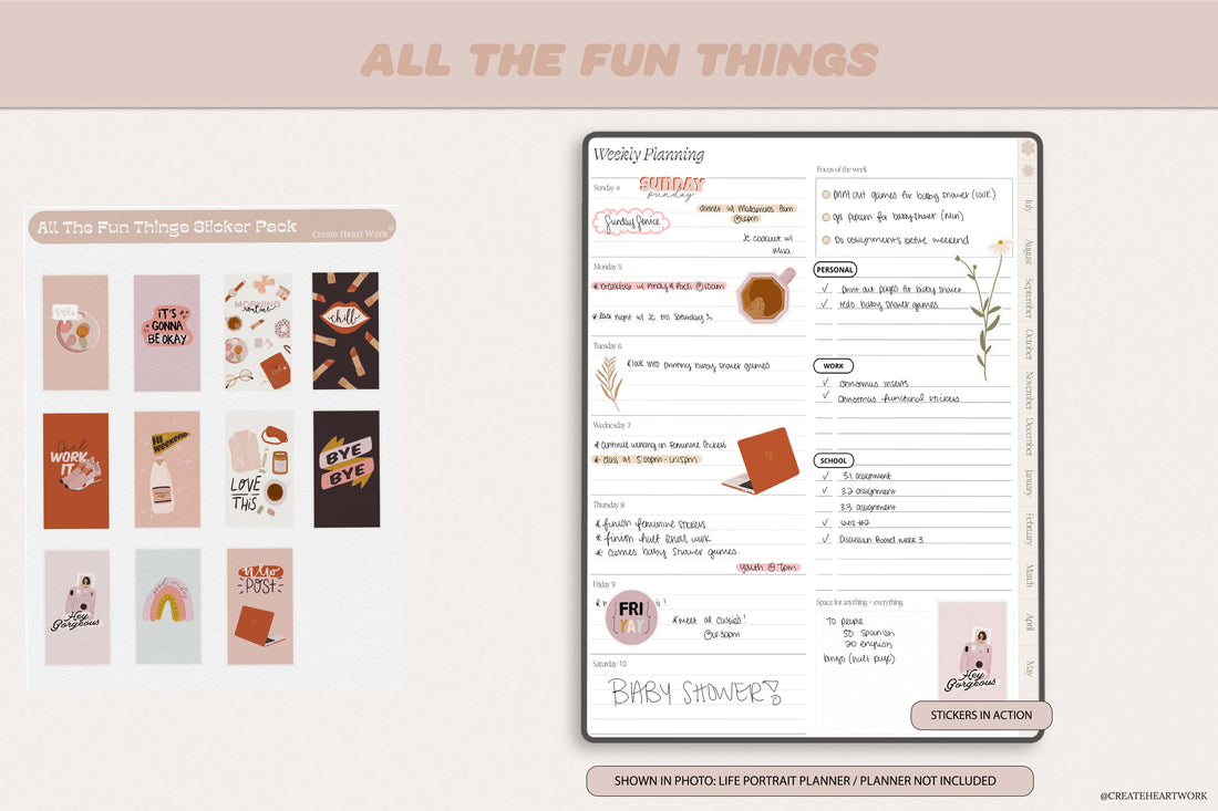 All the Fun Things Sticker Pack