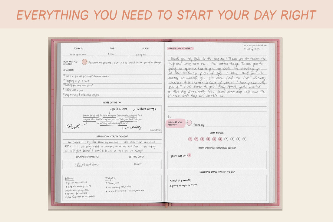 The Heart Work 90 Day Faith Journal