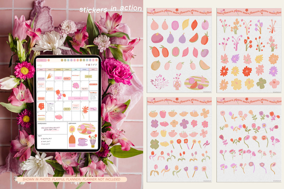 2023 More Flowers, Please Sticker Book