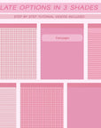 Pretty Pink Pad - Everyday (tear off) digital pink pad