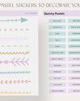 Sketchy Pastel Stickers