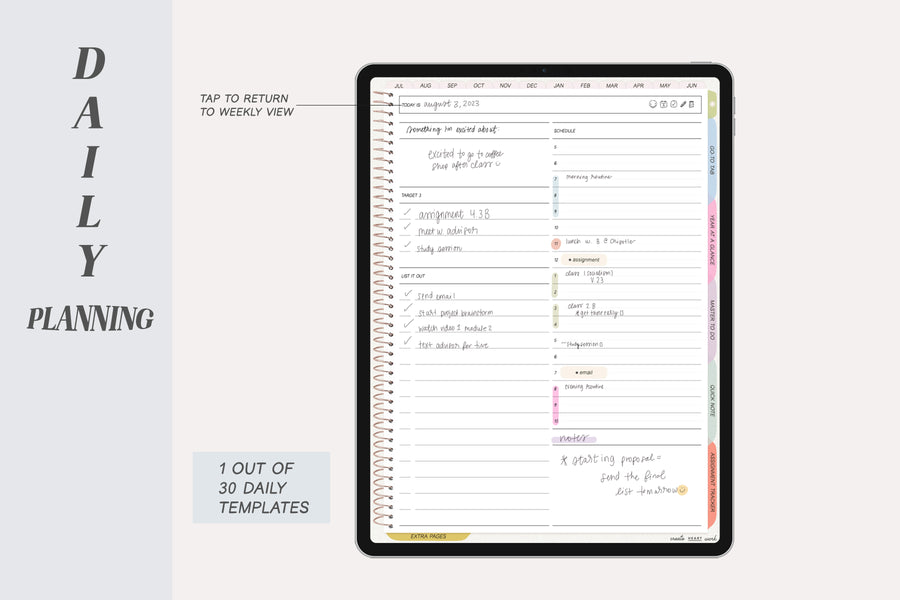 ✏️ 2023 - 2024 Everyday Student + Undated Planner