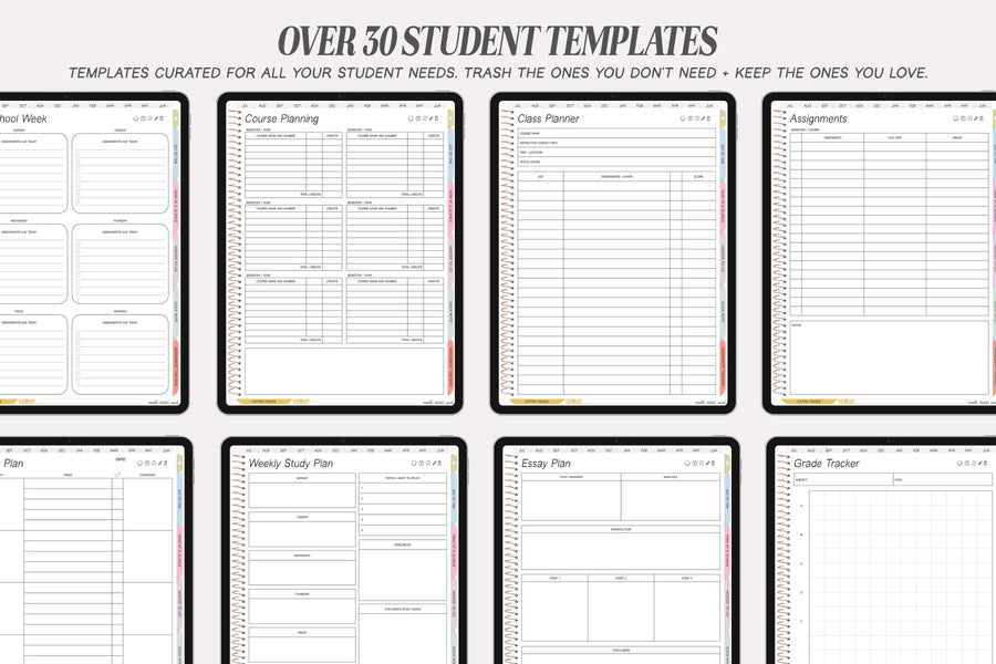 ✏️ 2023 - 2024 Everyday Student + Undated Planner